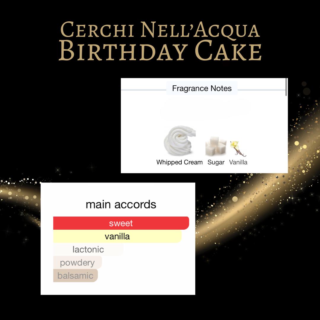 Cerchi Nell'Acqua Birthday Cake
