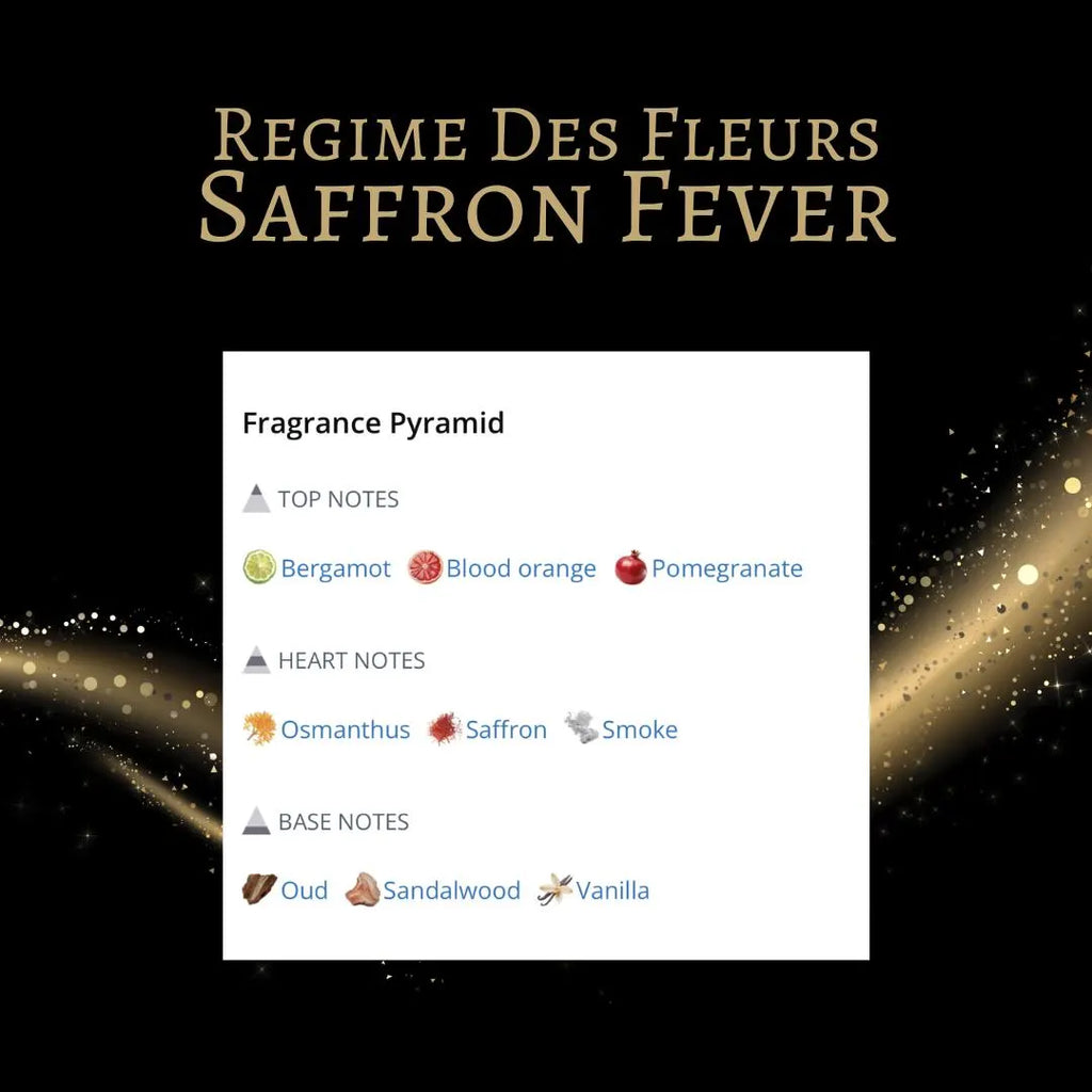 Regime des Fleurs Saffron Fever